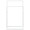 vidaXL Porte-serviettes sur pied Blanc 48x24x78,5 cm Fer