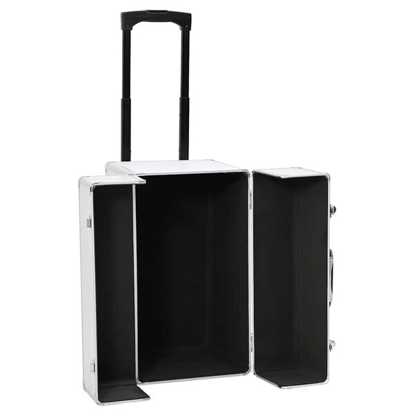 vidaXL Valise de pilote 47 x 39 x 27 cm Argenté Aluminium