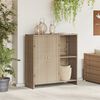 vidaXL Armoire de rangement avec &eacute;tag&egrave;re Beige 100 x 36 x 102 cm Rotin
