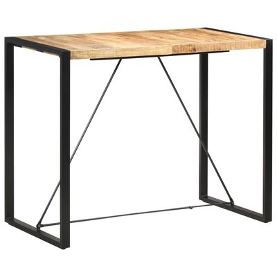 vidaXL Table de bar 140x70x110 cm Bois de manguier massif