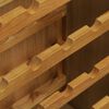 vidaXL Range bouteille 56x32x110 cm Bois de ch&ecirc;ne solide