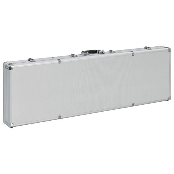 vidaXL Mallette pour arme à feu Argenté 118 x 38 x 12 cm Aluminium