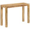 vidaXL Table console 110x35x76 cm Bois de manguier brut
