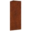 vidaXL Jardini&egrave;re 30x26x75 cm acier corten