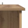 vidaXL Table de bar avec &eacute;tag&egrave;re ch&ecirc;ne artisanal bois d'ing&eacute;nierie