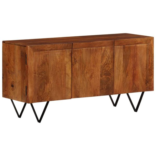 vidaXL Buffet 110x35x56 cm Bois de manguier solide