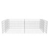 vidaXL Jardinière à gabion Acier galvanisé 180 x 90 x 50 cm
