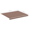 vidaXL Tissu de remplacement pour auvent Marron 3x2,5 m