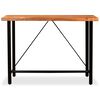 vidaXL Ensemble de bar 7 pcs Bois d'acacia massif et de r&eacute;cup&eacute;ration