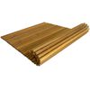 vidaXL Tapis de salle de bain Bois d'acacia 80 x 50 cm
