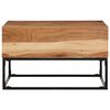 vidaXL Table basse 68x68x41 cm Bois d'acacia solide