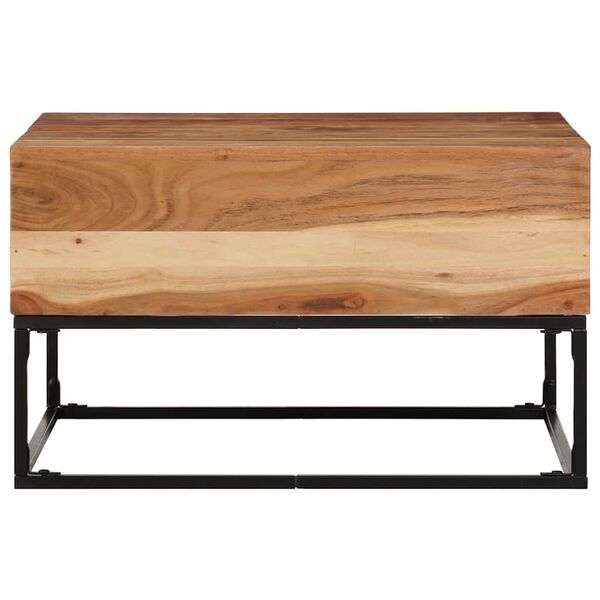 vidaXL Table basse 68x68x41 cm Bois d'acacia solide