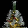 vidaXL Sapin de No&euml;l artificiel articul&eacute; 150 LED 120 cm