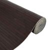 vidaXL Cloison de s&eacute;paration marron fonc&eacute; 165x400 cm bambou