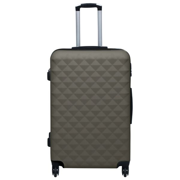 vidaXL Valise rigide Anthracite ABS