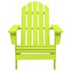 vidaXL Chaise de jardin Adirondack bois de sapin massif vert