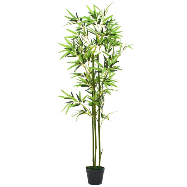 vidaXL Plante artificielle avec pot Bambou 150 cm Vert