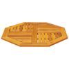 vidaXL Dessus de table 80x80x2,2 cm octogonal bois massif d'acacia
