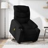 vidaXL Fauteuil inclinable de massage électrique noir tissu