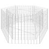 vidaXL Lit surélevé à gabion hexagonale 100 x 90 x 50 cm