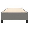 vidaXL Sommier &agrave; ressorts de lit gris fonc&eacute; 100x190 cm double tissu