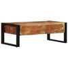vidaXL Table basse avec 3 tiroirs Bois de r&eacute;cup&eacute;ration 100x50x35 cm