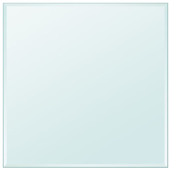 vidaXL Dessus de table carr&eacute; en verre tremp&eacute; 800 x 800 mm