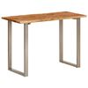 vidaXL Table à dîner 110x50x76 cm Bois d'acacia solide
