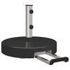 vidaXL Pied de parasol Noir &Oslash; 45 x 37,5 cm Granite