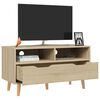 vidaXL Meuble TV ch&ecirc;ne sonoma 90x40x48,5 cm bois d'ing&eacute;nierie
