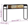 vidaXL Table console 118 x 30 x 75 cm Bois de récupération massif