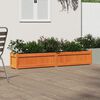 vidaXL Jardini&egrave;re cire marron 180x31x31 cm bois de pin massif
