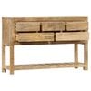 vidaXL Buffet 120x30x75 cm bois de manguier massif