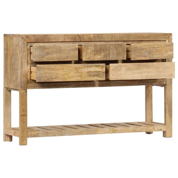 vidaXL Buffet 120x30x75 cm bois de manguier massif