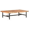 vidaXL Table basse 142x90x42 cm Bois d'acacia massif