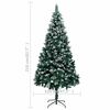 vidaXL Arbre de No&euml;l artificiel avec LED/boules pommes de pin 210cm