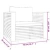 vidaXL Salon de jardin 8 pcs avec coussins Bois de teck solide