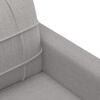 vidaXL Fauteuil Gris clair 60 cm Tissu
