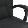 vidaXL Fauteuil inclinable de bureau noir similicuir