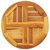 vidaXL Dessus de table &Oslash;40x2 cm rond bois massif d'acacia