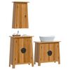 vidaXL Ensemble de meubles de salle de bain 3 pcs bois de pin massif