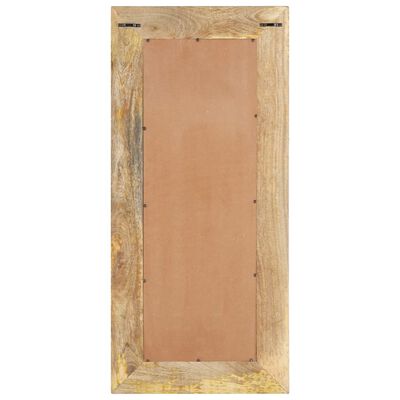 vidaXL Miroir 50x3x110 cm Bois de manguier massif