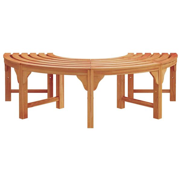 vidaXL Banc d'Arbre Marron 160 x 160 x 45cm Bois massif d'Eucalyptus