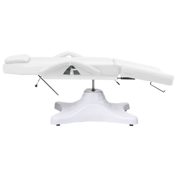 vidaXL Table de massage Blanc 180x62x(86,5-118) cm