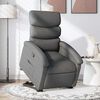 vidaXL Fauteuil inclinable gris fonc&eacute; tissu