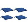 vidaXL Coussins de palette lot de 4 bleu 50x50x7 cm tissu oxford