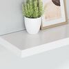 vidaXL &Eacute;tag&egrave;res murales flottantes 2 pcs blanc 50x23x3,8 cm MDF