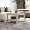 vidaXL Table basse 80x50x40 cm Bois massif de pin