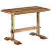 vidaXL Table &agrave; manger 110x55x78 cm bois massif de r&eacute;cup&eacute;ration