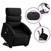 vidaXL Fauteuil inclinable de massage &eacute;lectrique noir similicuir